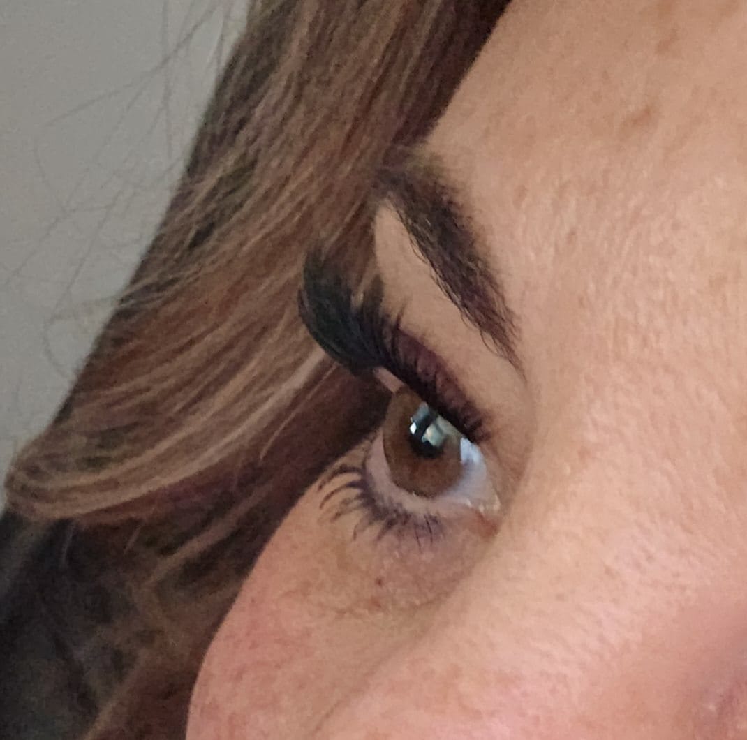 Customer photo review of Velvet Gossamer® Lash Featuring GripTex™