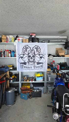 Customer photo review of Fahne inkl. Druck