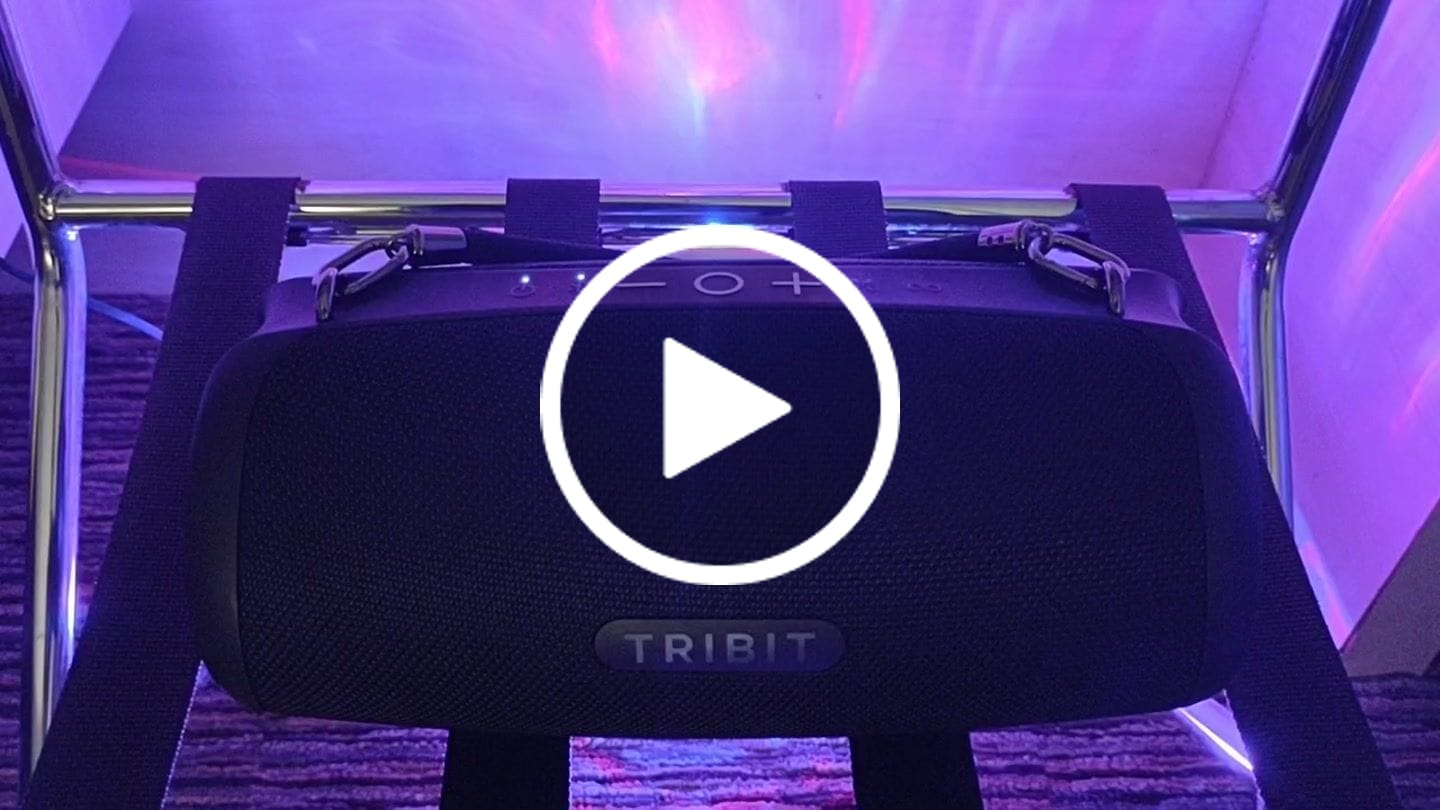 Customer video review of TRIBIT StormBox Lava Portable Bluetooth Speaker