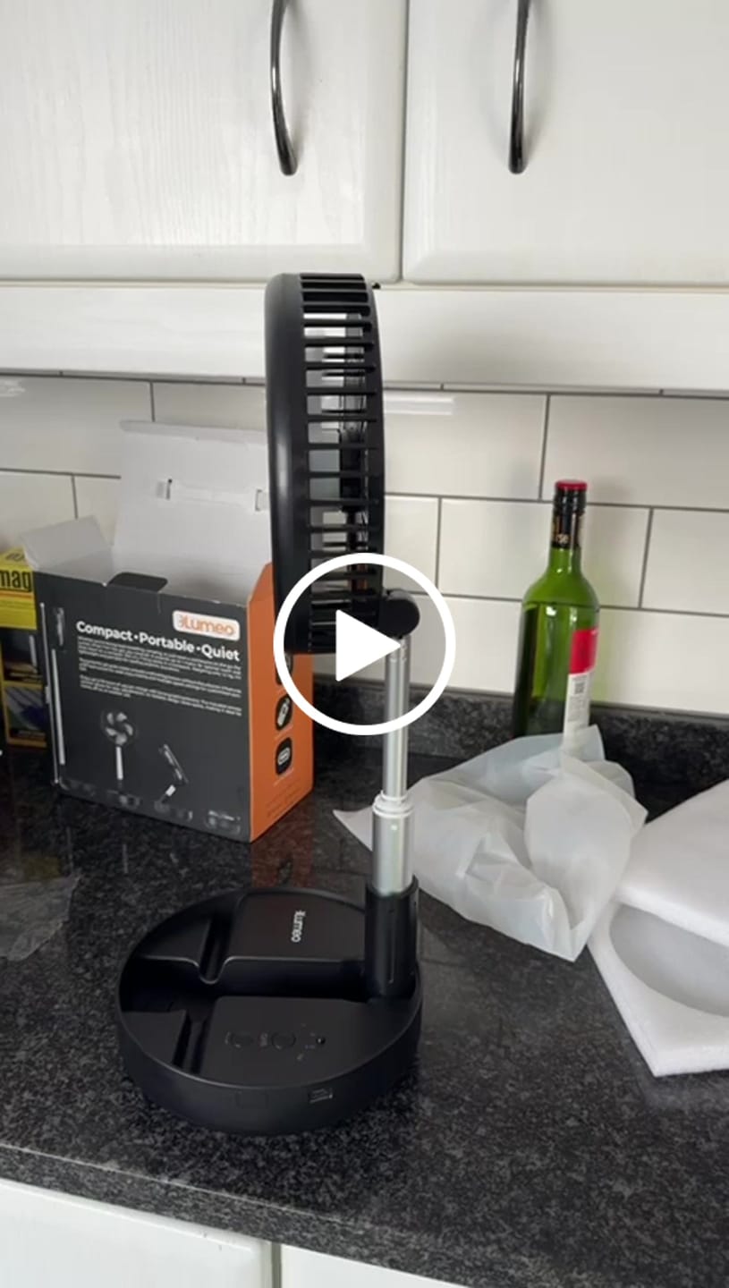 Customer video review of Lumeo Smart Fan