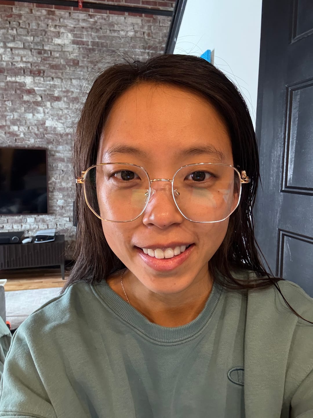 Customer photo review of Melly Eyeglasses