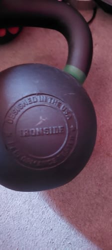 Customer photo review of Kettlebell Premium 4 a 36 kg IRONSIDE