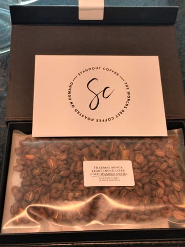 Customer photo review of Standout Competition Coffee Subscription