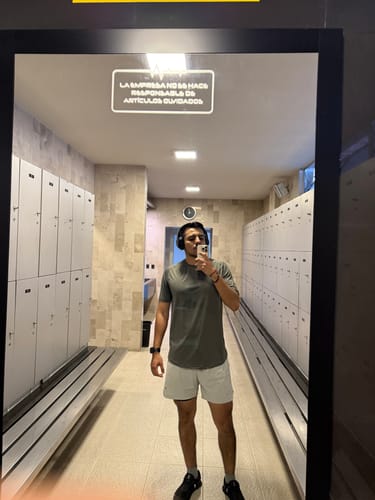 Customer photo review of Core-Vent Liner Shorts - Whisper Gray