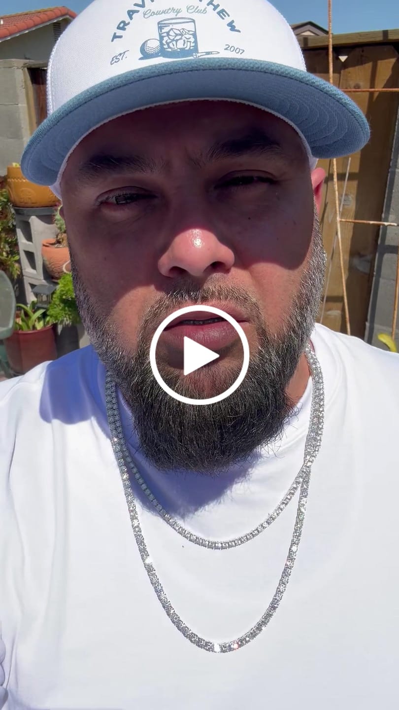 Customer video review of S925 Silver Moissanite Tennis Chain 14K Gold (ALL SIZES)