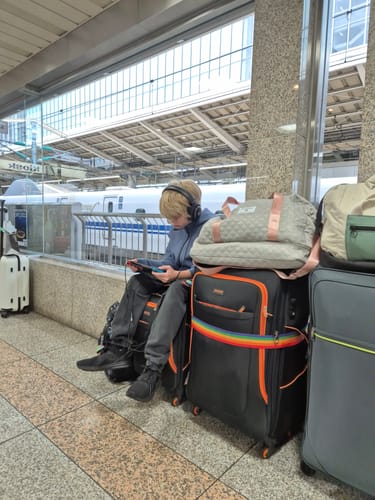 Customer photo review of Walker 34L Weekender Overnight Bag with Shoe Compartment