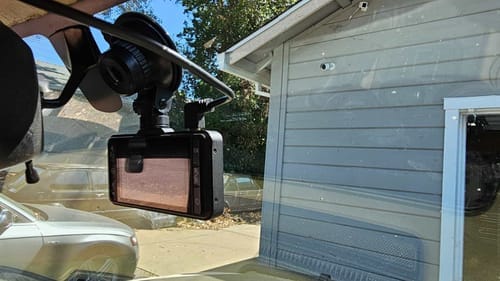Customer photo review of 4K Dashcam met 3,94" scherm / Voor & achter / Autocamera met 170° groothoeklens / Nachtzicht / Parkeerbewaking / G-sensor