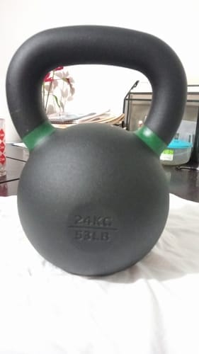 Customer photo review of Kettlebell Premium 4 a 36 kg IRONSIDE