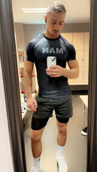 Customer photo review of Gymfit Original Compression T-shirt