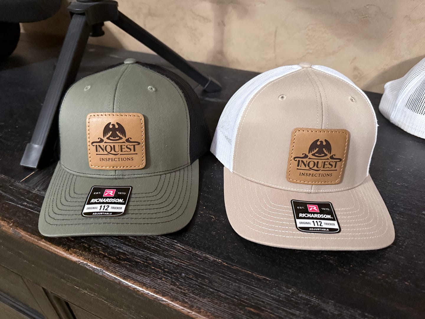 Customer photo review of Richardson 112 Custom Leather Patch Hat