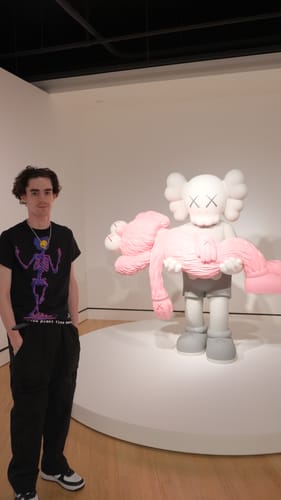 Customer photo review of CPFM x Kaws Skeleton Tee Black