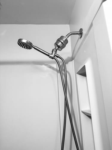 Customer photo review of 1-Spray Handheld Shower Head Set with Shower Head Filter