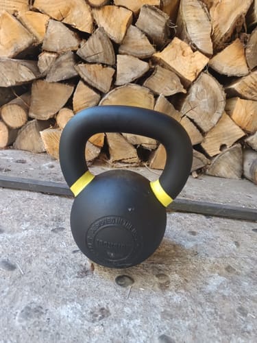 Customer photo review of Kettlebell Premium 4 a 36 kg IRONSIDE