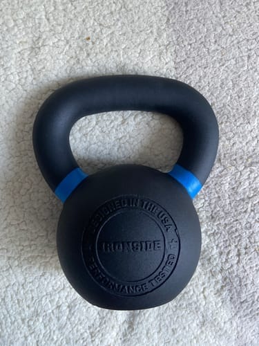 Customer photo review of Kettlebell Premium 4 a 36 kg IRONSIDE