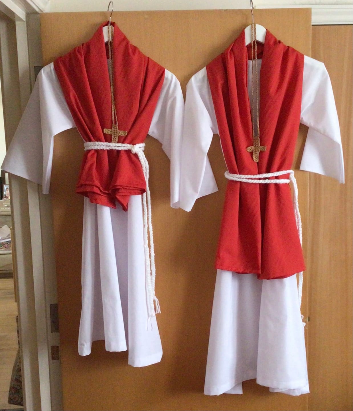 Customer photo review of Plain Smooth Crepe Polyester Fabric