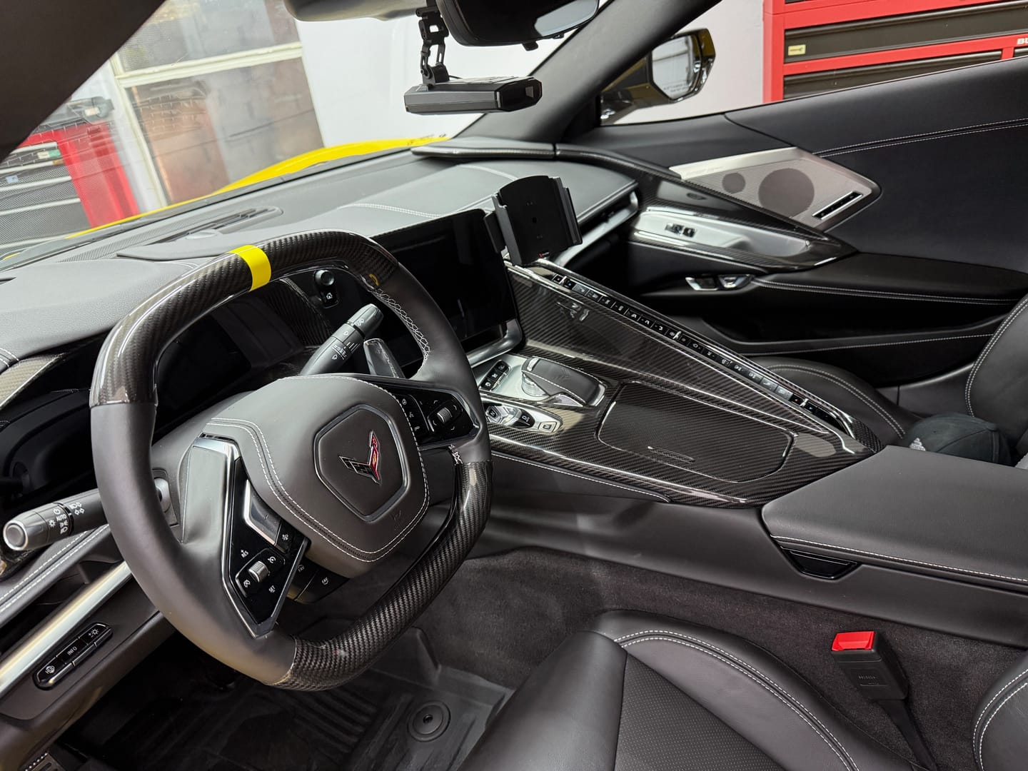 Customer photo review of Corvette C8 Radio GPS Navigation Screen Cover