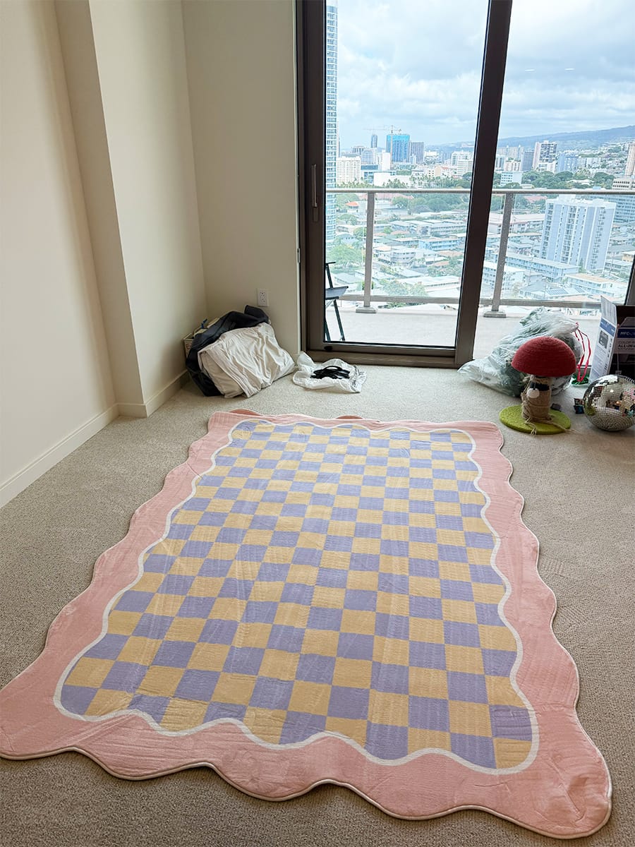 Customer photo review of Mellow Pastel Rug