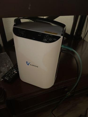 Customer photo review of VARON VP-1 - Concentrador de Oxigênio Portátil 5L com Fluxo Pulsátil