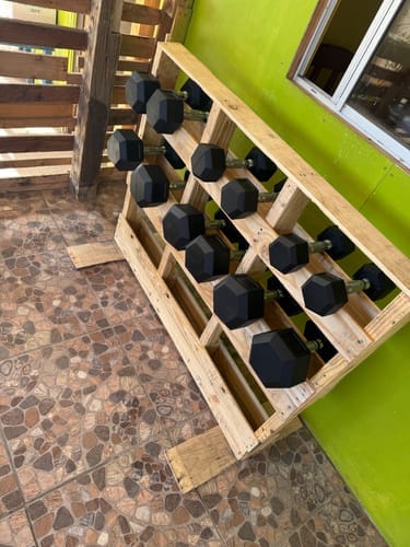 Customer photo review of Mancuerna Hexagonal (2.5 a 50 kg) IRONSIDE