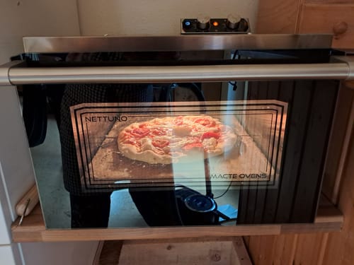 Customer photo review of Macte Ovens Nettuno | Forno elettrico per pizza e pane