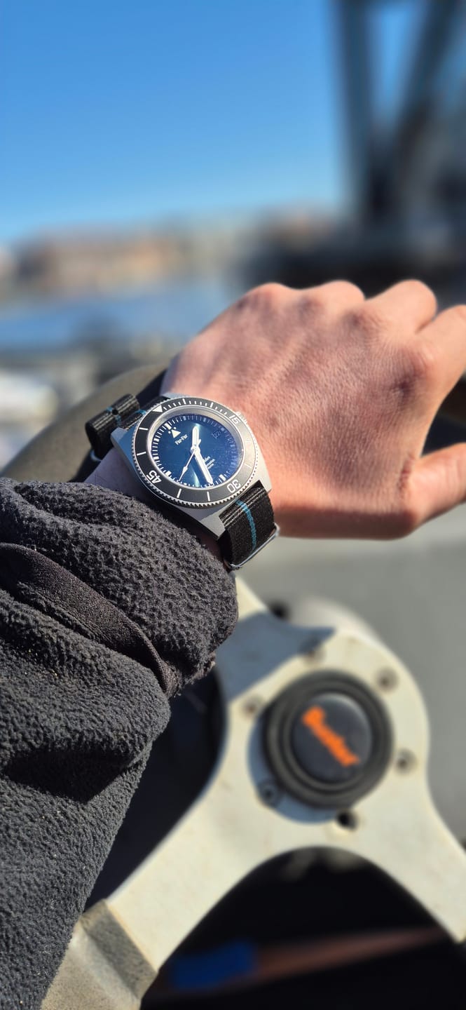 Customer photo review of Far-Far Automatisk Dykker Havblå