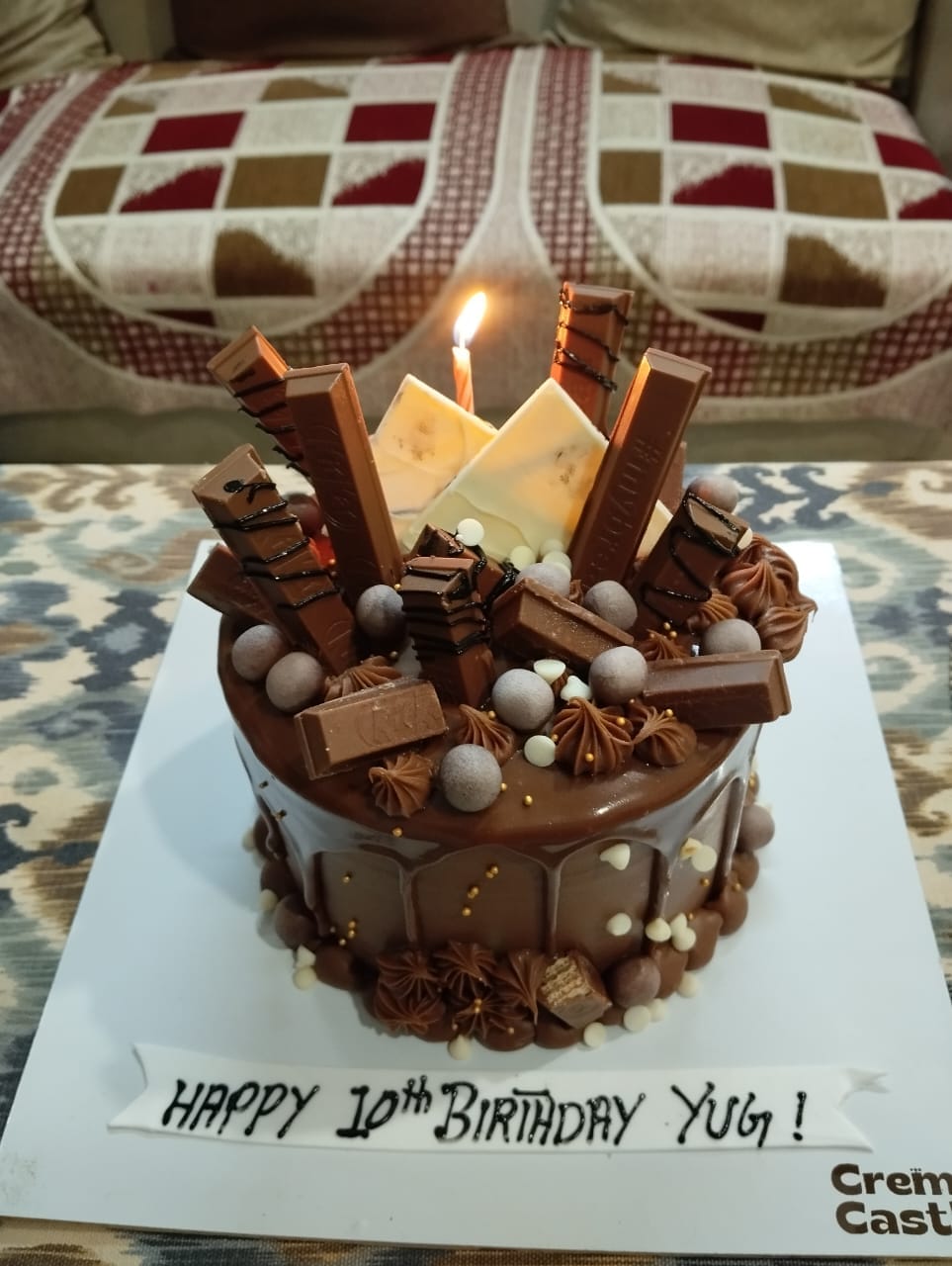 Customer photo review of Chocolate Sin Drippy Cake