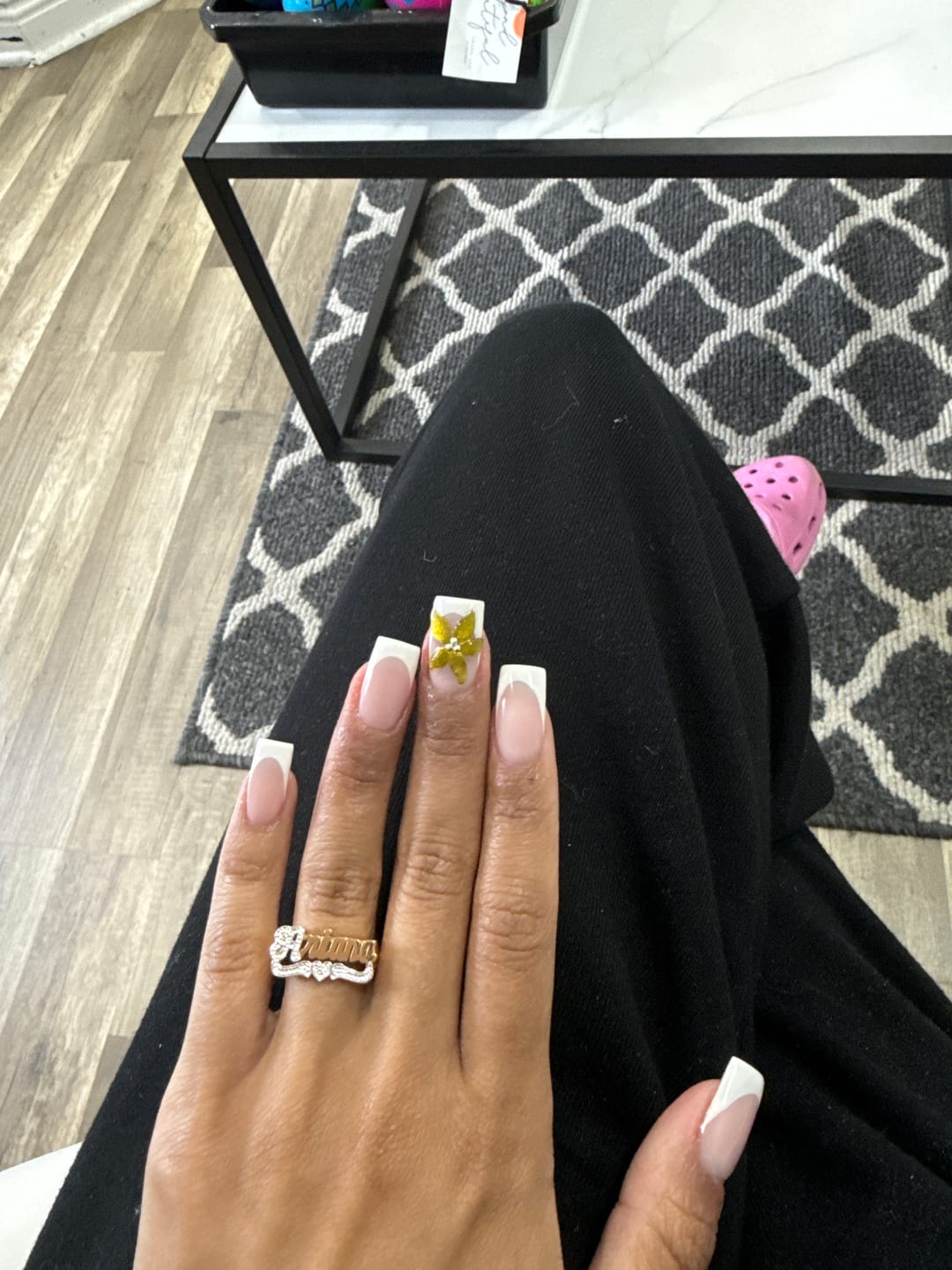 Customer photo review of Personalized Name Ring - Custom Name Ring