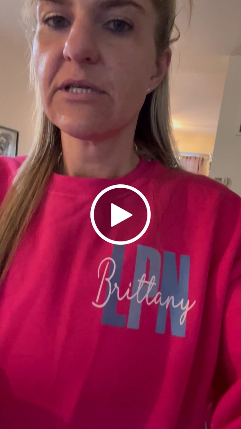 Customer video review of Personalized Sweatshirt | Blue or Pink Certifications