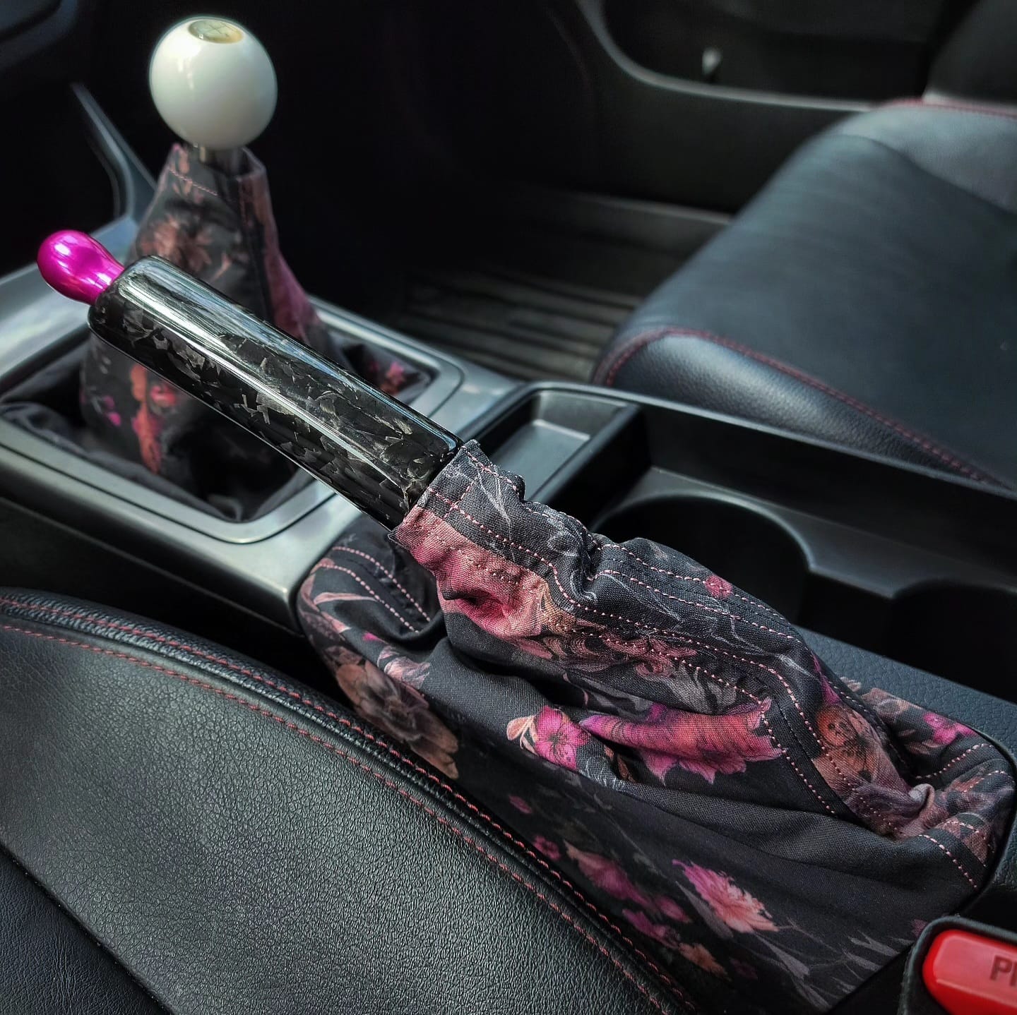 Customer photo review of 2008-2024 Subaru WRX/STi Forged Carbon Fiber Ebrake Handle 2013-20 BRZ/FR-S