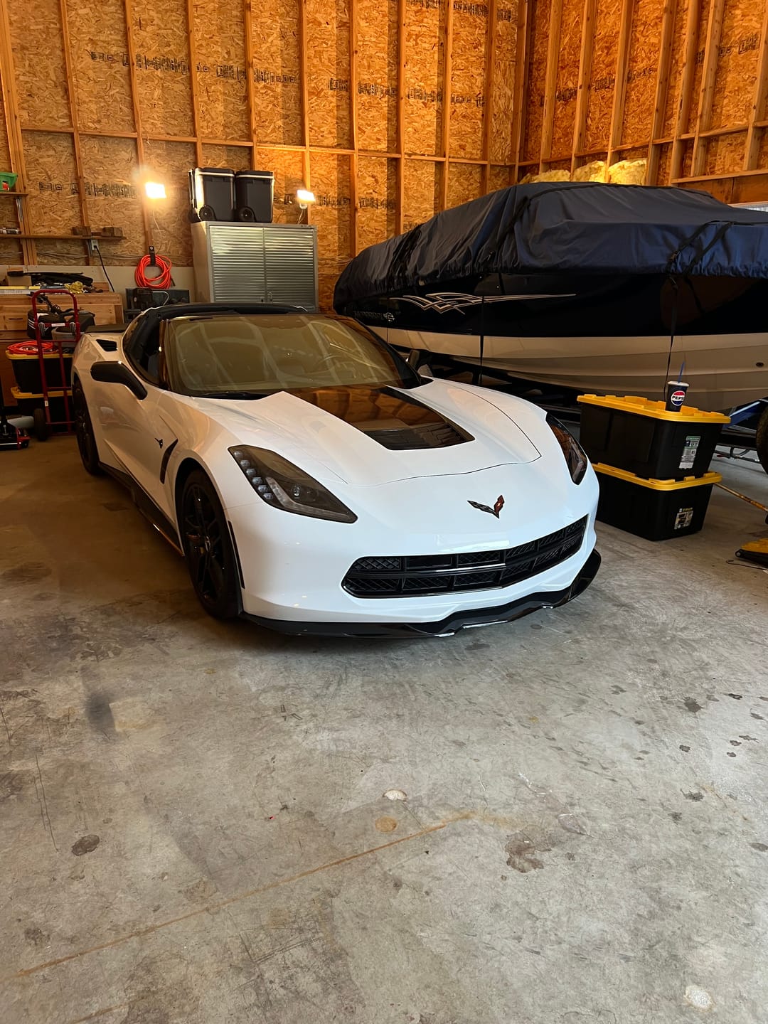 Customer photo review of Corvette C7 Stingray EOS Preformance Package Front Splitter