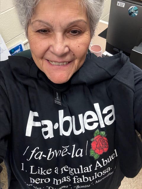 Customer photo review of Fabuela Fabulosa Abuela T-Shirt