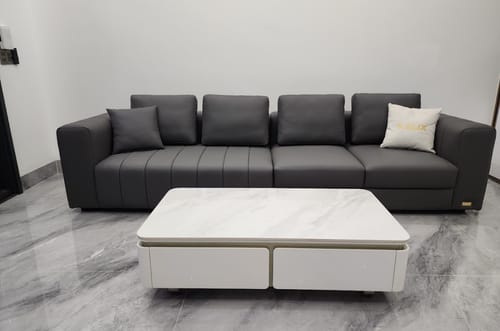 Customer photo review of Sofa văng da đẹp tựa gối êm ái HELENA
