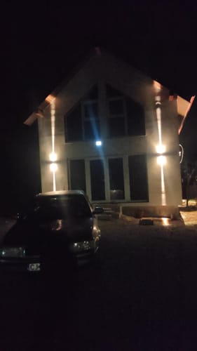 Customer photo review of Aplica LED Exterior 2x3W LINES Neagra