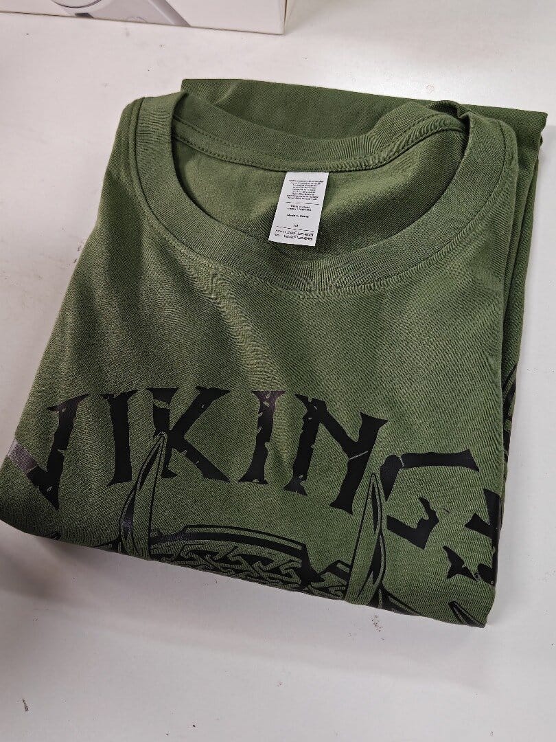 Customer photo review of Viking Odin T-shirt