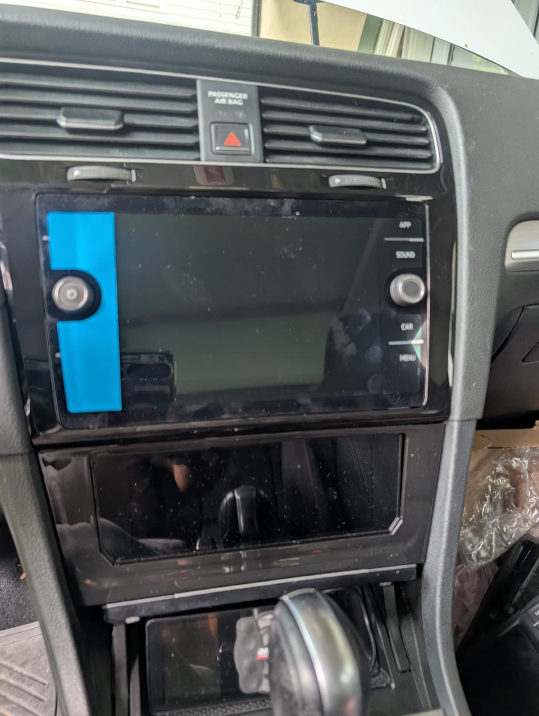 Customer photo review of VW MK7 Golf/GTI/GolfR/E-Golf 8" Glass Display Retrofit Kit (Nav/Non Nav)