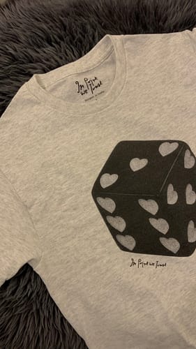 Customer photo review of roll the dice classic tee