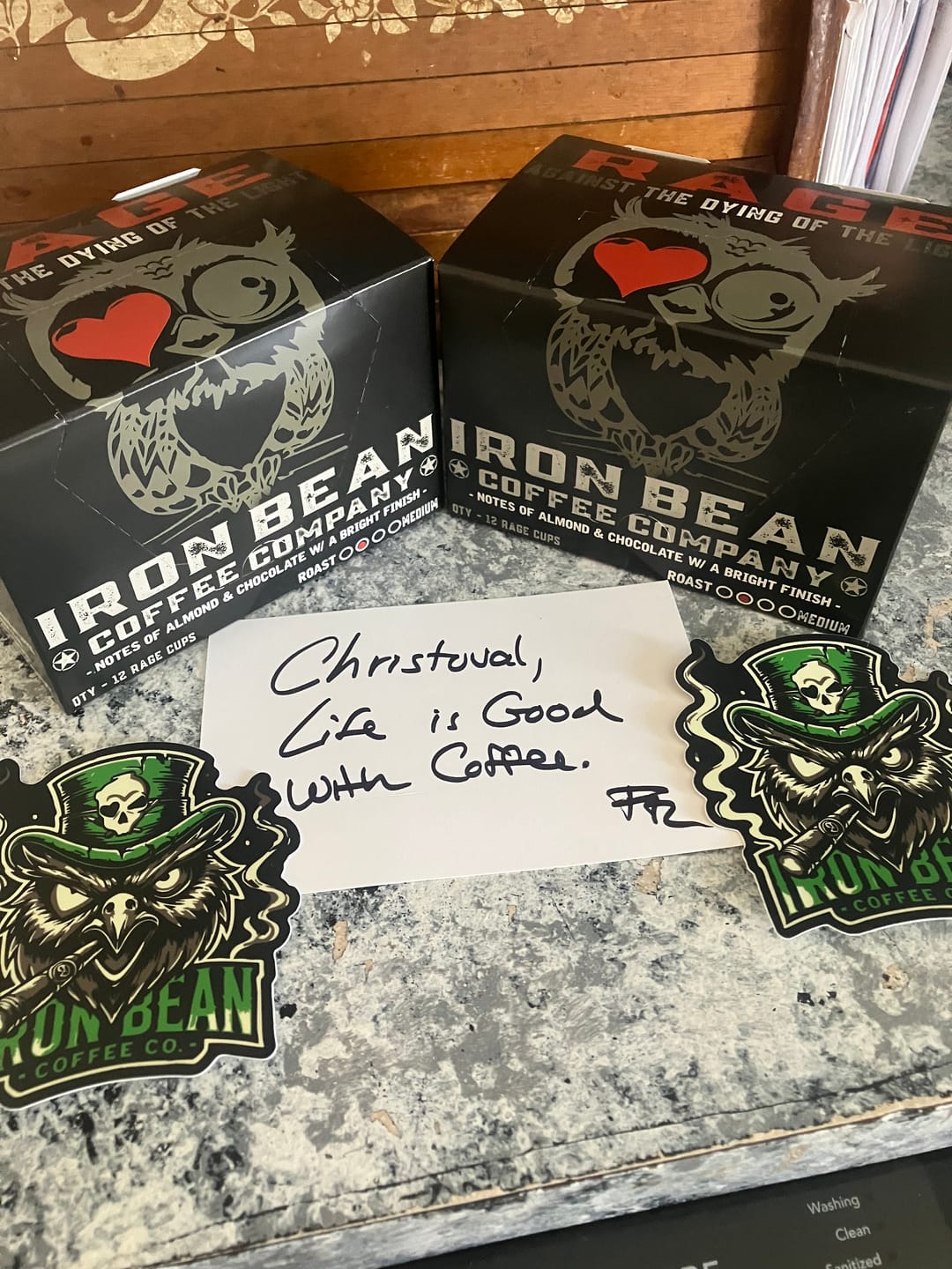Customer photo review of RAGE KUPS 12pk