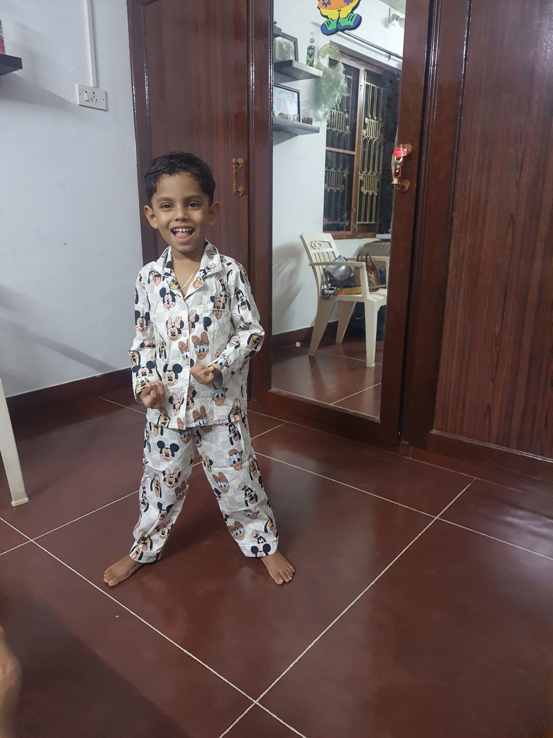 Customer photo review of Mickey and Friends Night Suit