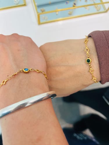 Customer photo review of Permanent jewelry