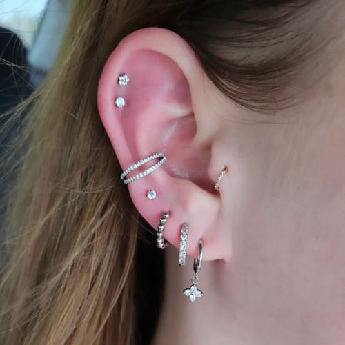 Customer photo review of Lucky Charm White/Silver