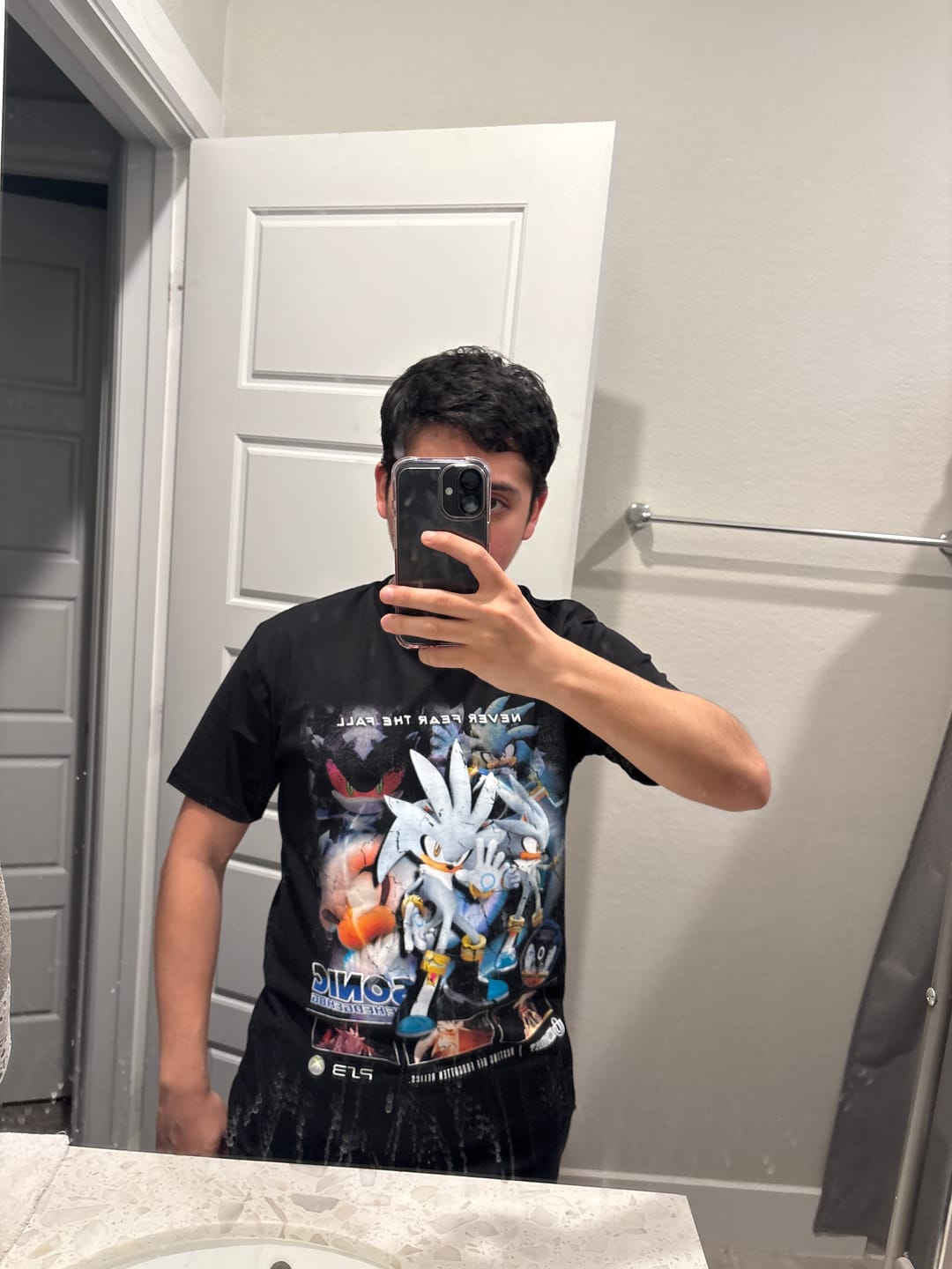 Customer photo review of Video Games 'Sonic 06: Silver The Hedgehog' Staple T-Shirt