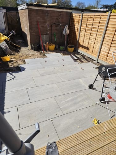Customer photo review of Kandala - Grey Porcelain Paving Tiles - 900 x 600 x 20mm