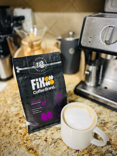 Customer photo review of 12oz Shadow - Ultra Dark Roast