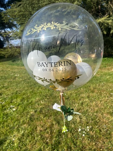 Customer photo review of Wedding Blossom Designer Ballon