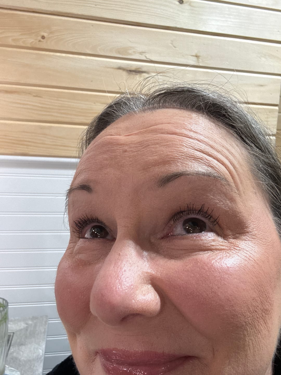 Customer photo review of EYELASH GROWTH SOLUTION