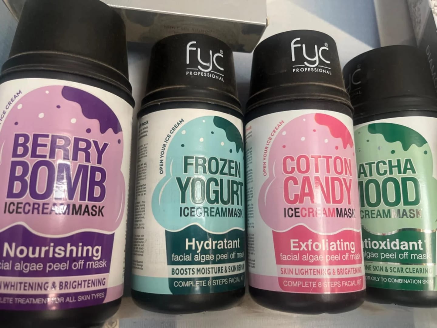 Customer photo review of FROZEN YOGURT ICE CREAM MASK