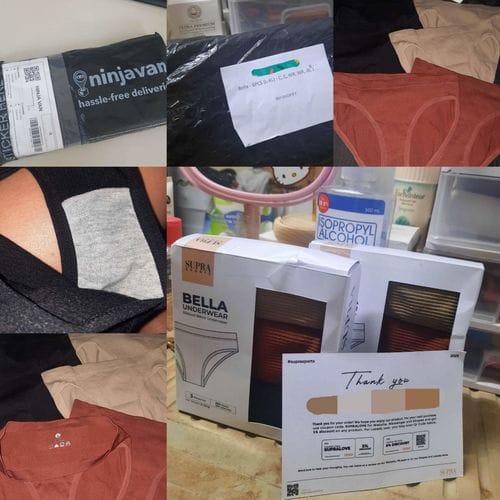 Customer photo review of Bella Underwear