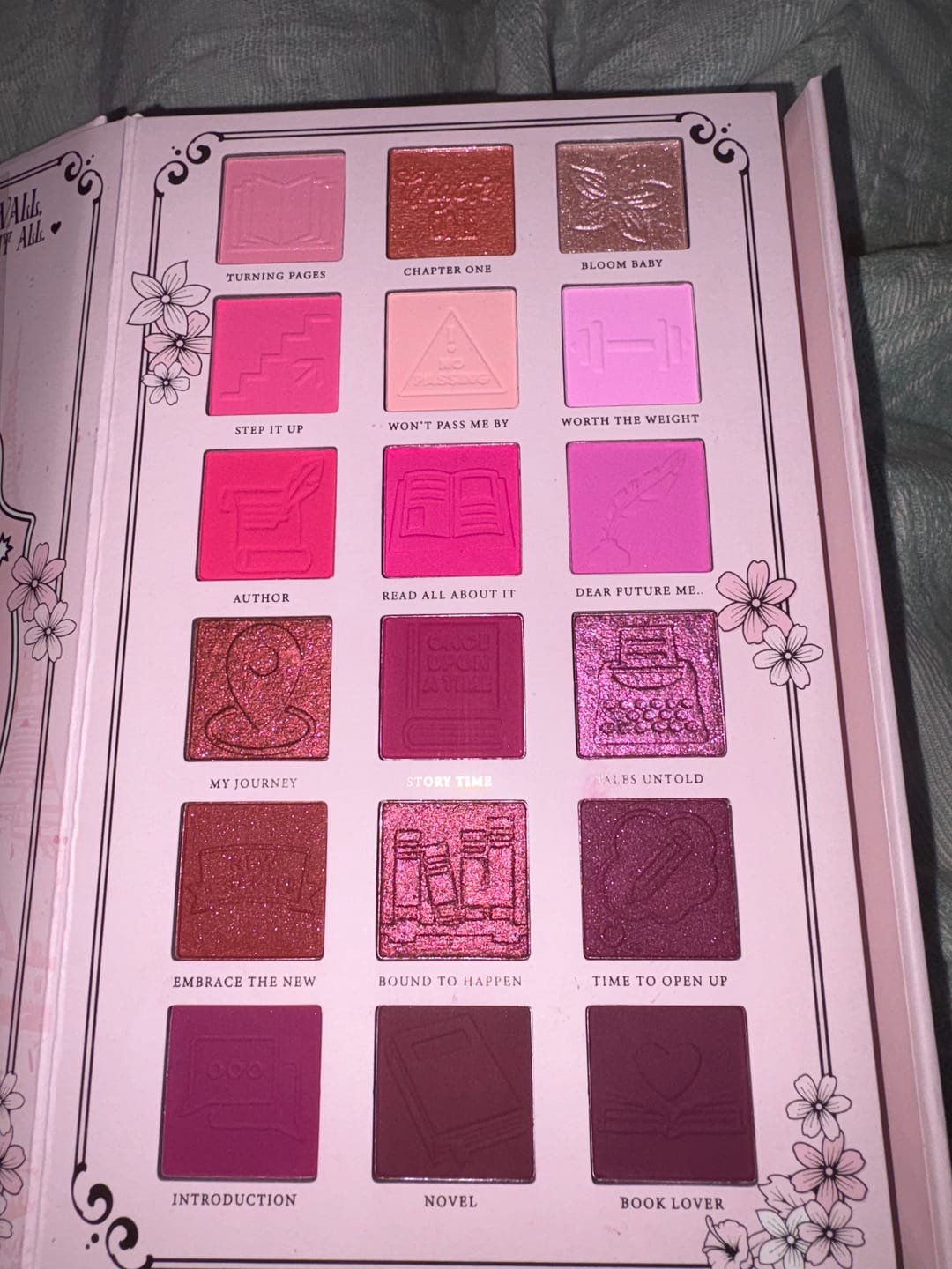 Customer photo review of P. Louise A Brand New Chapter Palette - Chapter One