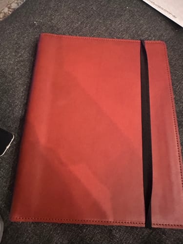 Customer photo review of English Bridle Leather iPad Case