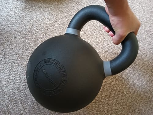Customer photo review of Kettlebell Premium 4 a 36 kg IRONSIDE